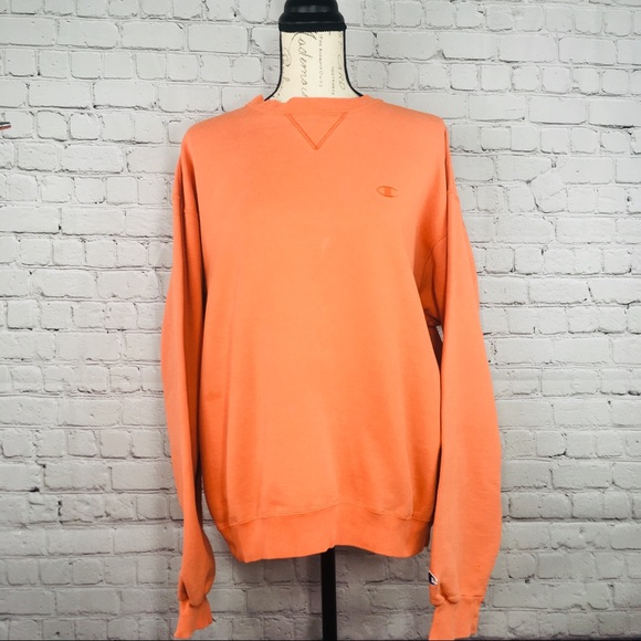 champion sweatshirt womens orange